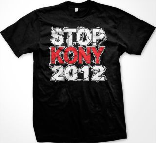 STOP KONY 2012 Invisible Children Political Justice Sudan   Mens T 