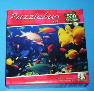 New 500 pc Jigsaw Puzzle Puzzlebug Gift Tropical Aquarium Fish