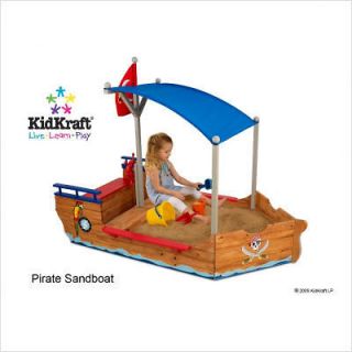 kidkraft pirate sandboat sand box fort new 