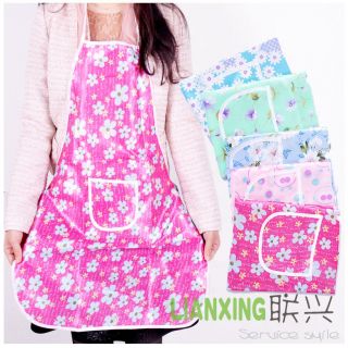   Home Party Kitchen Restaurant Waterproof Apron Cooking Dress G1017