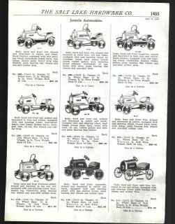   AD Gendron American Pedal Cars Juvenile Automobiles Auto 9 Images Horn