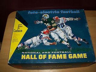 CADACO 1965 Foto Electric Football Game COMPLETE / ALL Parts Light 