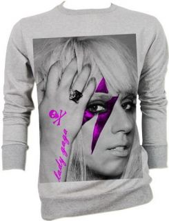 Lady Gaga The Fame Glam Dance Born This Way Rock Pop Sweater Jumper S 