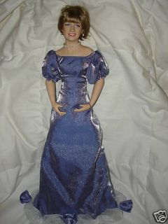 Collectible Princess Dianna Porcelain Doll 19 NIB 1997