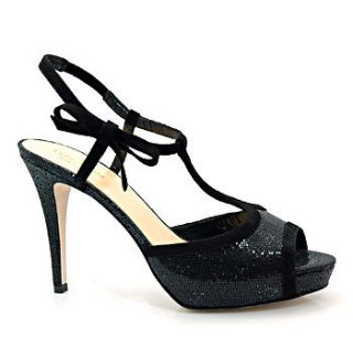 kate spade new york gillian black sequin sandal us8 0