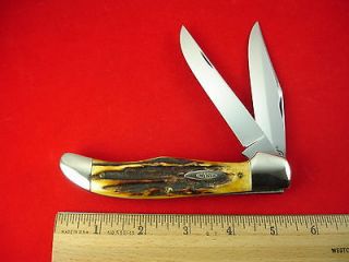 CASE TESTED XX STAG 5265 SAB FOLDING HUNTER KNIFE NICE OLD 1920 1940 