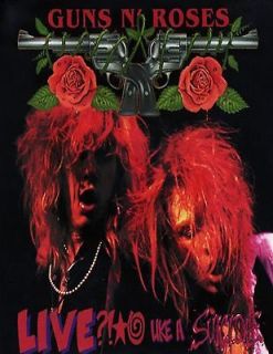 GUNS n ROSES live like a suicide heavy metal rock and roll glossy 