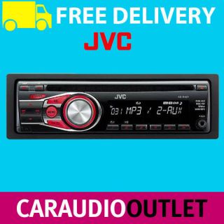 JVC KD R331 CD  Car Stereo, Front Aux In Player Tuner Radio (NEW 