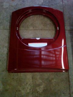 WE20M407 New GE Profile Dryer Front Panel Assembly Metallic Red