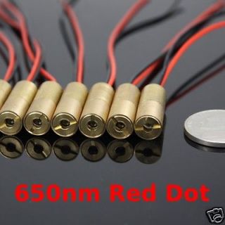 100 x 650nm red 5mw laser diode module dot 3vdc