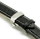 20mm leather watch strap butterfly clasp fits tag heuer one day 