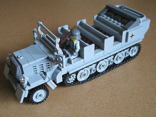 Lego WW2 GERMAN Vehicle HALFTRACK Sd. Kfz. 7 Tank NEW Artillery 