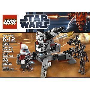 Lego Star Wars Elite Clone Trooper & Commando Droid Battle Pack 9488