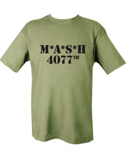 New Military MASH 4077th T SHIRT Unisex ( US Marines SAS Army USMC