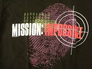 Mission Impossible, T shirt LARGE Official Promo for Tom Cruise Movie