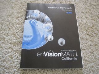 NEW enVision Math Interactive Homework, Grade 5 (2008, Paperback 