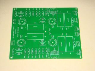 STEREO 12AX7 + 12AT7 TUBE LINE AMPLIFIER PCB BASED ON MATISSE CIRCUIT