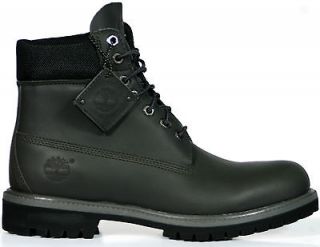Timberland 6 Premium Boot Mens Waterproof Leather Dark Grey New 