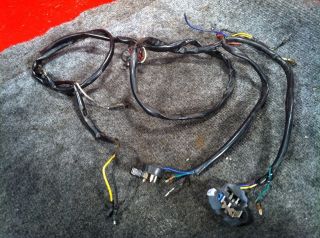 1978 Peugeot 103 50cc Wire Harness Wiring Loom & Switches @ Moped 
