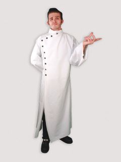 twill lab coat mad scientist halloween costume more options color