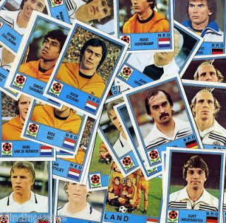 PANINI EUROPA 80 STICKERS Multi listing numbers 36 to 75   VGC 
