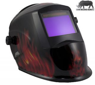 Newly listed RHINO LARGE VIEW Auto Darkening Welding Helmet Solar Hood 