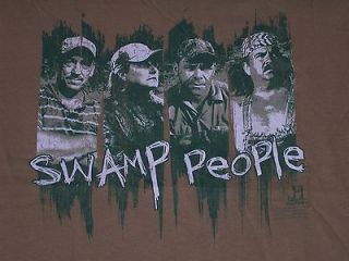 Swamp People (TV Show) T Shirt (Size: Large, Color: Tan) New