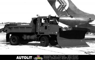 1982 fwd tractioneer airport snow plow truck photo time left