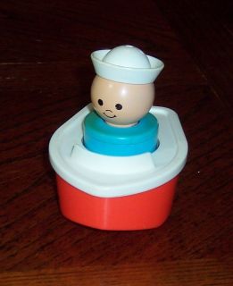 1974 LARGE SAILOR/BOAT LITTLE PEOPLE FISHER PRICE
