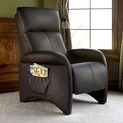 Addin Recliner Living Room Office Chair Seat TV Relax Chocolate Brown 