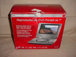 durabrand portable dvd w 7 screen pdv 702 used time