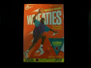 1991 Michael Jordan Unopened Wheaties Box 18 oz Still Sealed in Cello