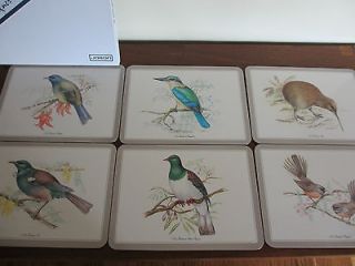 jason design 6 cork new zealand birds placemats no box