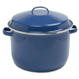 norpro 18qt porcelain enamel canning pot blue 
