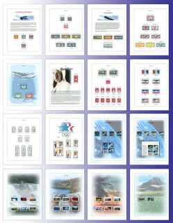 us airmail stamp album pages placement for us c1 c150