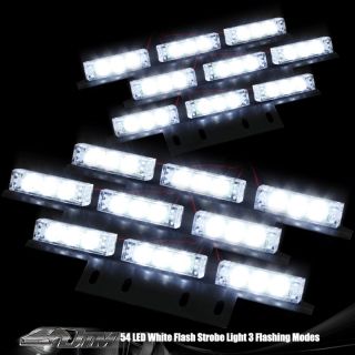   LED Emergency Indicator Strobe Flash Lights/Lightbars Deck Dash Grille