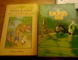 Newly listed Set of 2 books, A bugs life and Peter Rabbit