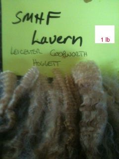 leicester x coopworth wool fleece 1 lb soft white locks