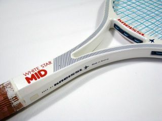   KNEISSL WHITE STAR MID Tennis RACKET graphite 80s Lendl rare Austria