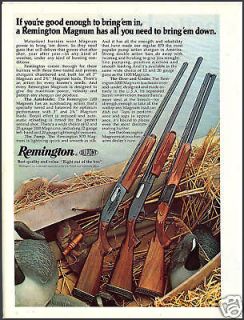 1976 remington shotgun ad 1100 870 3200 over under time