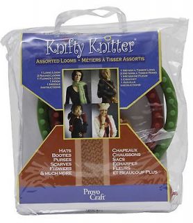 knifty knitter loom set with slim jim brand new time
