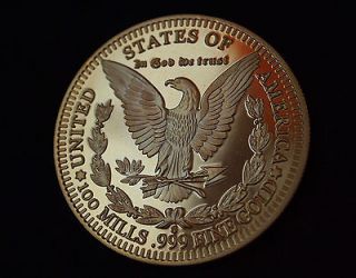 oz GOLD MORGAN / AMERICAN EAGLE COIN  100 MILLS  NEW