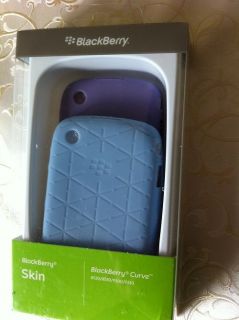 Genuine BlackBerry Skin Bundle Lavender / Frost for Curve 8520 8530 