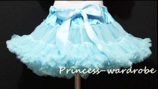 Light Blue FULL POSH Pettiskirt Skirt Party Dance Tutu Dress Kid For 