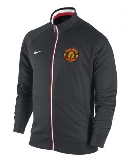 Nike Manchester United Core Trainer Jacket Black Soccer Sweater
