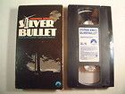 STEVEN KINGS SILVER BULLET Gary Busey Corey Haim VHS Rated R 1985 95 