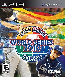 Little League World Series Baseball 2010 Sony Playstation 3, 2010 