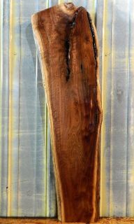 Figured Black Walnut Live Edge Lumber Slab/Wood Bench/Wood Countertop 