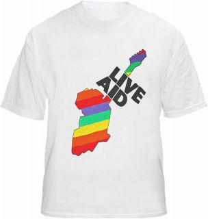live aid t shirt feed the world africa charity donation tee more 