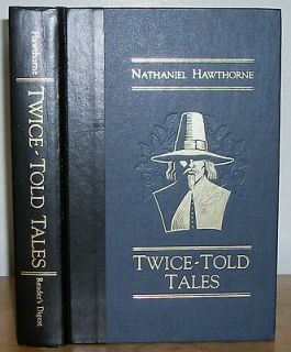 Twice Told Tales by Nathaniel Hawthorne, hc gold stamped, Illustrated